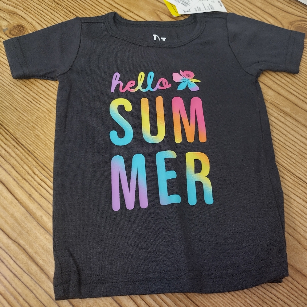 Hello Summer T shirt Size 9-12 Months